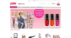 Desktop Screenshot of abo.jolie.de