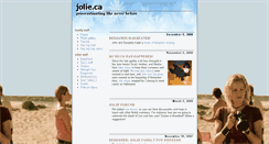 Desktop Screenshot of jolie.ca