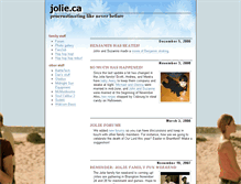 Tablet Screenshot of jolie.ca